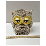 Ceramic Owl Cookie Jar