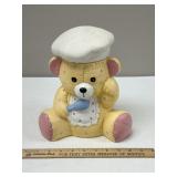 Ceramic Teddy Bear Chef Cookie Jar