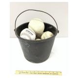 Bucket of Baseballs/Softballs