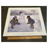 Robert Duncan "Winter Monument" Children Snowman P