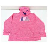 Pink Under Armour Hoodie Size YXL