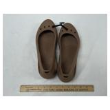 New Crocs Brown Slip on Shoes Size W11