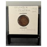 1965 Colombia 20 Centavos