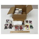Box of Assorted Hockey Sports Trading Cards
