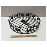 Hanging Rooster Wire Basket Pots & Pan Holder