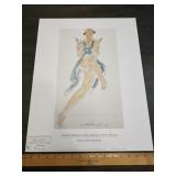 Abraham Walkowitz "Isadora Duncan In Green, Dancin