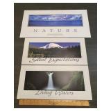 Nature Scenic Expressions Inspirational Print Set