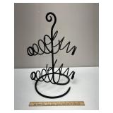 Black Metal Wine Bottle Holder