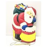LA Goodman Vintage Lighted Santa Decoration