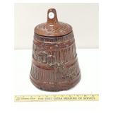 Butter Churn Decorative Ceramic Cookie Jar