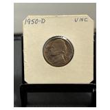 1950D Jefferson Nickel