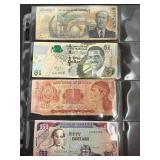 4 Foreign Currency Notes