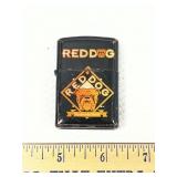 Red Dog Theme Zippo Style Lighter