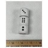 White Dice Butane Lighter