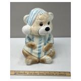 Ceramic Bear in Nightgown & Cap Cookie Jar