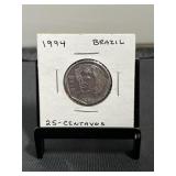 1994 Brazil 25 Centavos