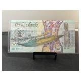 1987 Cook Islands $3 Currency Note