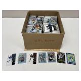 Box of Assorted Football Rookie Sports Trading Car