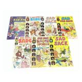 Harvey Sad Sack Comic Books, 7 Ct.