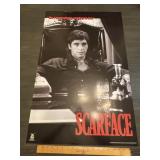 Scarface Black & Red Movie Poster