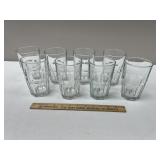 8 16 oz Drinking Glasses
