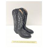 Black Western Cowboy Boots Size 10 1/2D