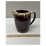 McCoy Pottery USA Brown Drip #7011 Ceramic Pitcher