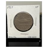1937 Brazil 400 Cruzados
