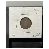 1841O Seated Liberty Silver Dime