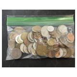 1 Pound of Assorted Foreign Coins