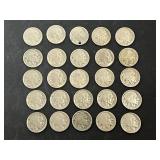 25 Buffalo Nickels