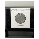 1943D Lincoln Steel Cent