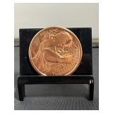 Tyrannosaurus Rex 1 Oz Copper Round