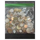 1 Pound of Assorted Foreign Coins