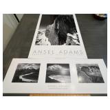 Ansel Adams Monolith & National Parks Poster Set o