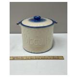 Cracker Barrel Ceramic Biscuits with Handle Cookie