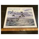 Maass Snowy Marsh Waterfowl Print