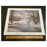 Maass Winter Waterfowl Creek Print