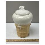 McCoy Ice Cream Cone Ceramic Cookie Jar USA #159