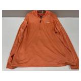 Habit Orange Athletic Quarter Zip Pullover Size XL