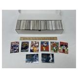 Box of Assorted Football Rookie Sports Trading Car