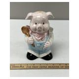 Ceramic Pig Chef Cookie Jar