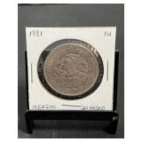 1981 Mexico 20 Pesos
