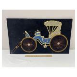 Cinderella Carriage Pin Thread Wall Decor