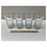 4 20 oz Clear Drinking Glasses