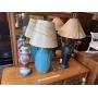 3 Assorted Ceramic Table Lamps