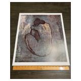 Pablo Picasso "The Blue Nude" Art Poster