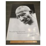 Mahatma Gandhi Inspirational Quote Poster