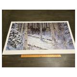 Derk Hansen "Night Stalkers" Winter Wildlife Print