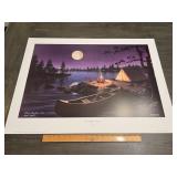 Mark Daehlin "Moonlight Retreat" Signed Numbered P